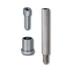 Gold UCLA-Type Abutment, Hexed, Wide Platform