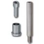 Gold UCLA-Type Abutment, Hexed, Wide Platform