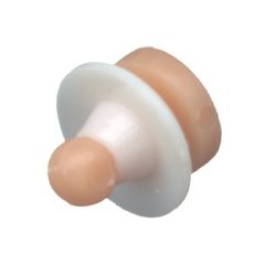 Stern Root Anchor®, Oversized males for mini female, orange w/ white collar, 5