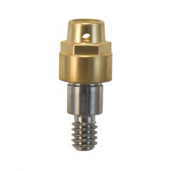 0° ERA Micro Abutment only, 0.5mm cuff (AP)