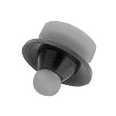 Stern Root Anchor®, Extra oversized males for std. female, grey w/ black collar, 5